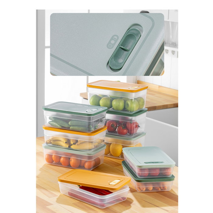Hermia Set de Cajas de Almacenaje 9 Piezas Plástico Sin BPA